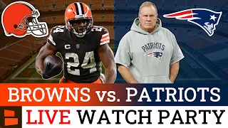 Browns vs. Patriots LIVE Streaming Scoreboard, Free Play-By-Play, Highlights & Stats | NFL Week 6