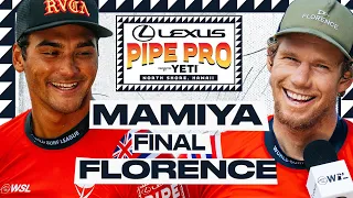 Barron Mamiya vs John John Florence | Lexus Pipe Pro presented by YETI - Final Heat Replay