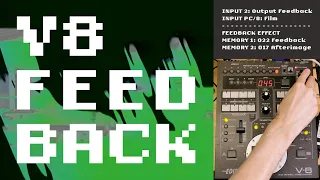 Edirol/Roland V8 Video Mixer Feedback Effect Demo