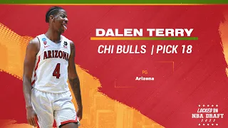 Dalen Terry REACTION, Selected #18 by the Chicago Bulls in 2022 NBA Draft