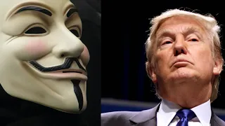 ‏The most dangerous hacking organization sends a threat to Trump