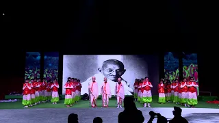 Indiramma inti peru kadhu ra Gandhi song dance performance in Silver Jubilee Celebrations of GHS