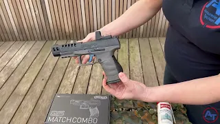 Présentation du Walther Q5 Match a plomb avec OR et point - Armurerie Tychon