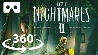 360° VR: Dive into Darkness with Little Nightmares 2 - Confronting The Hunter!