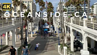 [4K] Oceanside California, Top Gun House, Beach, and Pier Walkthrough in San Diego County