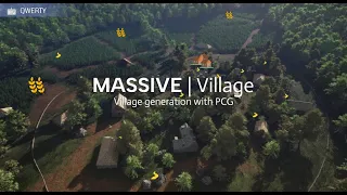 Massive Village - Procedural village with PCG