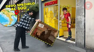 Spediamo un Amico al Sud in un Pacco per Risparmiare - Cose che un Tirchio NON deve Fare - theShow