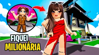 A ÓRFÃ ABANDONADA QUANDO BEBÊ FICOU MILIONÁRIA | HISTORINHAS NO BROOKHAVEN RP ROBLOX