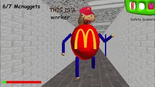 Baldi's At Work in McDonald  [Baldi's Basics Mod]