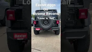 🧐 Easter Eggs on the Jeep Wrangler Xtreme Recon Package #shorts