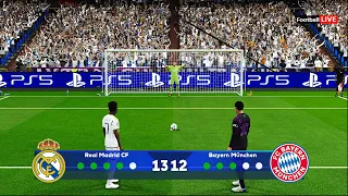 Real Madrid vs Bayern Munich - Penalty Shootout | UEFA Champions League Semi Final 2024 | PES