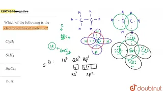 Which of the following is the electron-deficient molecule?