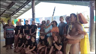 Fijian Minister for Tourism officiates at the launch of the Fiji Pro at Bayview Cove, Nacovi, Nadi