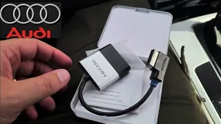 How to add Bluetooth to Audi Q7 with Invery MMI Adapter 4k 📶🚘🔊