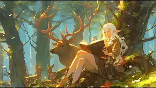 Elven Serenity: Forest Whispers Lofi | Drift into an ancient world of myth