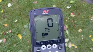 Minelab Equinox и крупное железо на максимальном Fe2