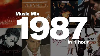 Hits 1987 1 hour of music ft  The Cure, T'Pau, Heart, George Michael,  U2, Whitesnake, INXS + more!