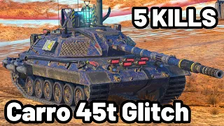 Carro 45t Glitch | 8K DAMAGE | 5 KILLS | WOT Blitz Pro Replays