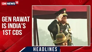 General Bipin Rawat At National War Memorial, Gen Rawat To Take Charge As 1st CDS | CNN News18