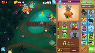 BTD6 | The cabin chimps guide | easy and save, no ability’s used