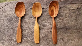 How To Carve An Asymmetrical Spoon - Mikey Elefant