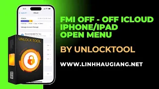 FMI OFF | OFF ICLOUD IPHONE/IPAD OPEN MENU BY UNLOCKTOOL #unlocktool #linhhaugiang