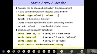 5.1 Arrays, Load, and Store