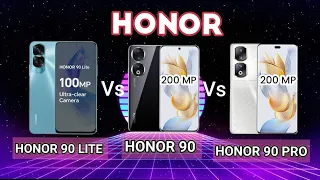 Honor 90 Lite Vs Honor 90 Vs Honor 90 Pro Compare #honor