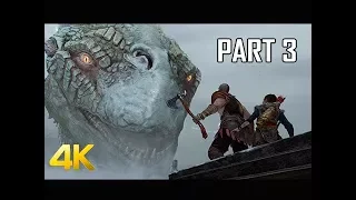 GOD OF WAR Gameplay Walkthrough Part 3 - World Serpent (PS4 PRO 4K Commentary 2018)