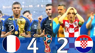 France 4 x 2 Croatia World Cup Final 2018 Extended HighLight & Goals Full HD 🎤《فارس عوض》