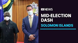 Minister makes mid-election dash as fears grow over Solomon Islands-China military pact | ABC News