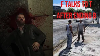 GTA 5 - FRANKLIN meets TREVOR after killing MICHAEL (Ending B)