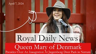 Queen Mary Of Denmark Releases Two Deer During An Inauguration In Nærum!  Plus, More #Royal News