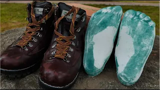 Thousands of touches! The process of making custom handmade hiking boots for one person.