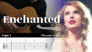 Enchanted - Taylor Swift - Fingerstyle Guitar TAB Chords