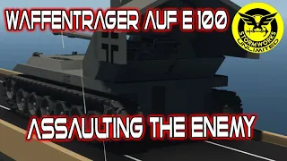 Waffentrager auf E 100 takes on the world!   Stormworks seach and destroy!