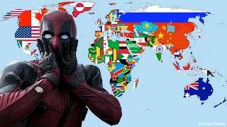 Deadpool "Wait! You may be wondering why the red suit"  An different languages
