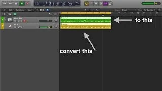 Convert Drummer Regions to MIDI Regions