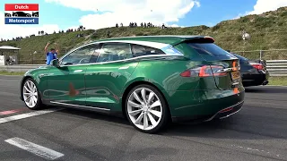 Tesla S,3,X vs Modified Cars! -  Skyline GTR, 660HP TT RS, 1000HP GTR, 750HP RS6, GT3, 550HP Civic,.