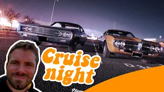 ENFIN UN CRUISE NIGHT! - Firebird, Camaro, Mustang...