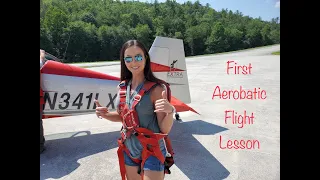 Aerobatic Flight Lesson in the Extra Aircraft with Shaun Brautigan