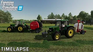 Making Silage Bales | FS22 - Timelapse - EP 5