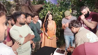 on set sita mata ka hua birthday celebration 🎉🎂