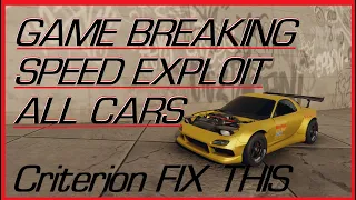 GAME BREAKING SPEED EXPLOIT FOR ALL CARS - Not Clickbait - Need for Speed Unbound - Devs please fix!