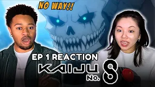 AN INSANE START ALREADY! | *Kaiju No. 8* Ep 1 (FIRST TIME REACTION)