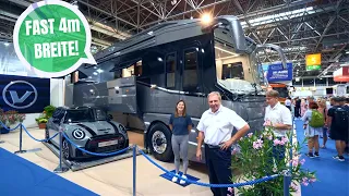 NEARLY 4M WIDE! XL GERHARD VOLKNER 2023 ELFER SLIDEOUT. World's best motorhomes come from Wuppertal!