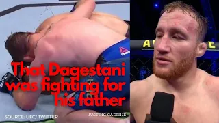 The influence of Khabib Nurmagomedov on Justin Gaethje. #UFC268