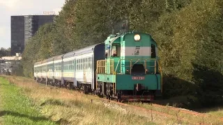 Прицепные вагоны дизель-поезда ДР1А на металлолом 1 / DR1A DMU cars to scrap metal 1