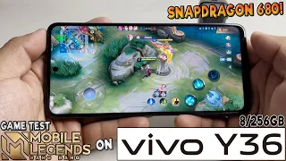 vivo Y36 (8/256) || Mobile Legends: Bang Bang GAME TEST | 90Hz | MAX SETTING PERFORMANCE?