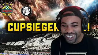 American Reacts To CUPSIEGER Pyroshow | SK Rapid Wien - SK Sturm Graz ÖFB Cup Finale